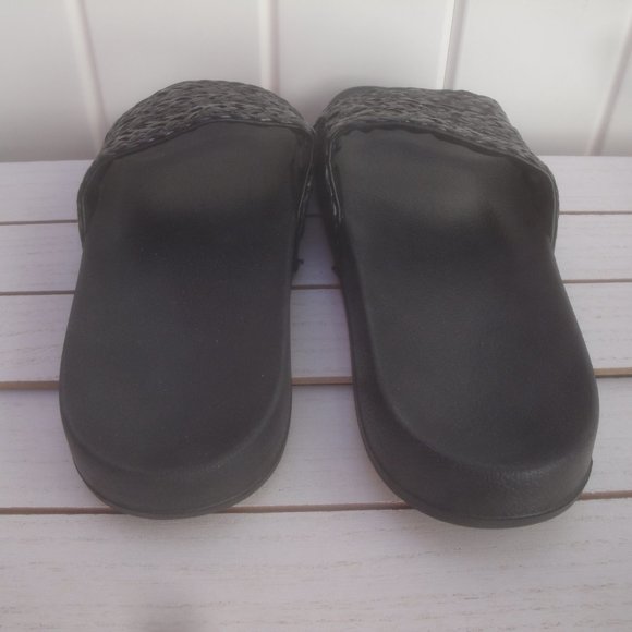 Roxy Black Sandals Slippy Jute Sandals size 5.5 or 6 - Picture 5 of 8